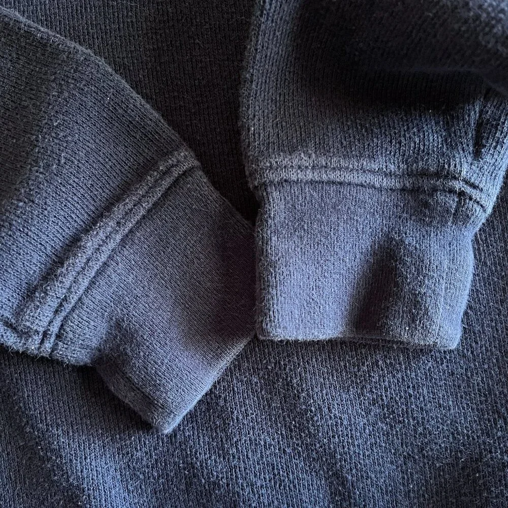 Gap quarter-zip stripe-sleeve sweater S 6-7